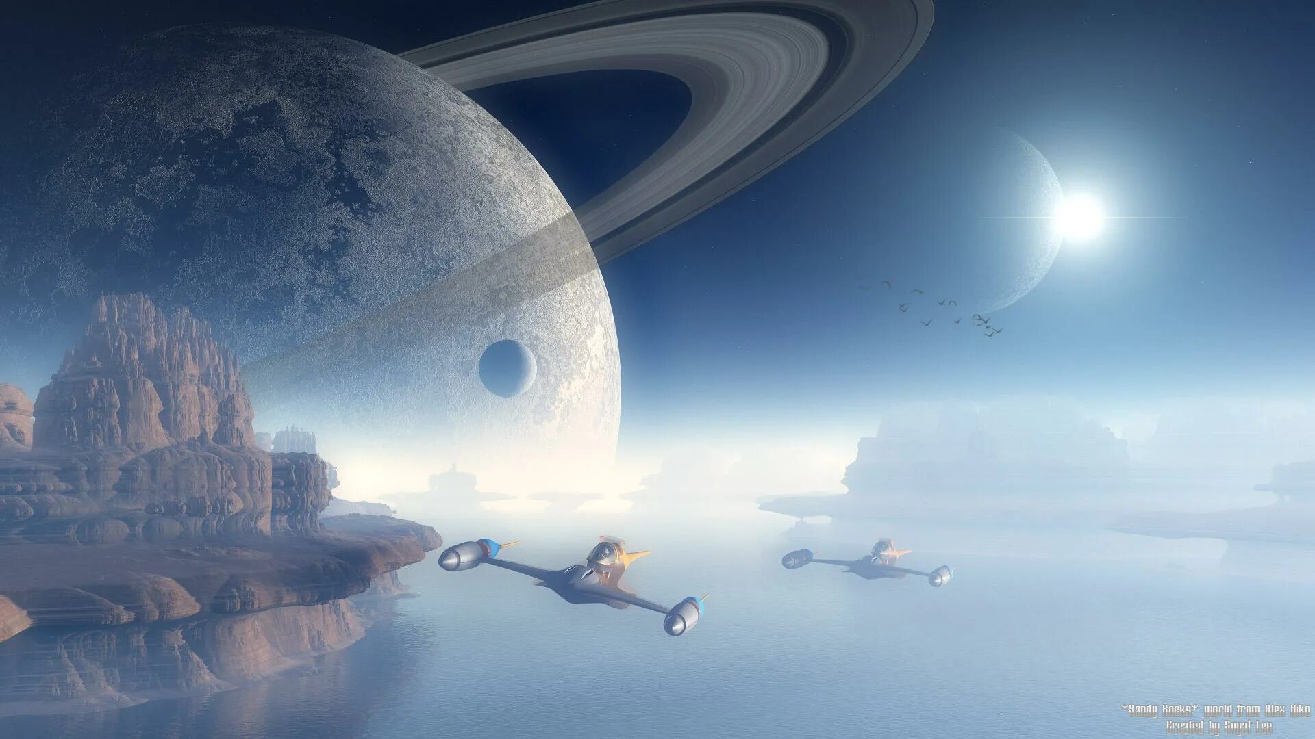 фантастика дэвида маттингли. полет на другую планету. путешествие на другую планету. космос для детей дошкольного возраста. картинки фантастика.