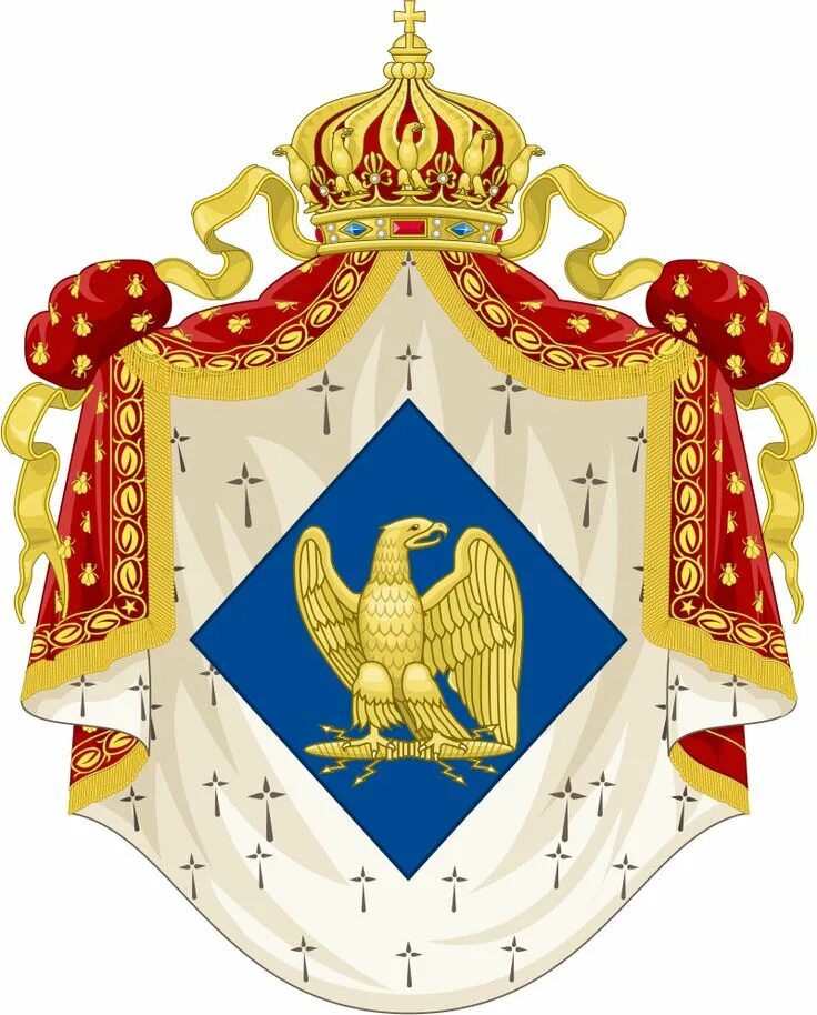 Герб наполеона бонапарта. Герб франции 1812. Наполеоновский герб. Герб франции наполеона. Герб князей репниных.