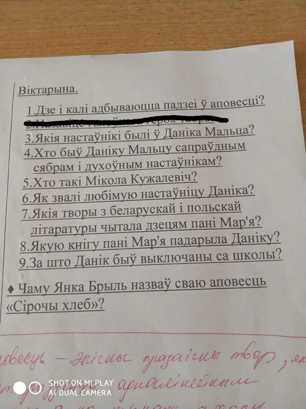 Сочинение пани марии