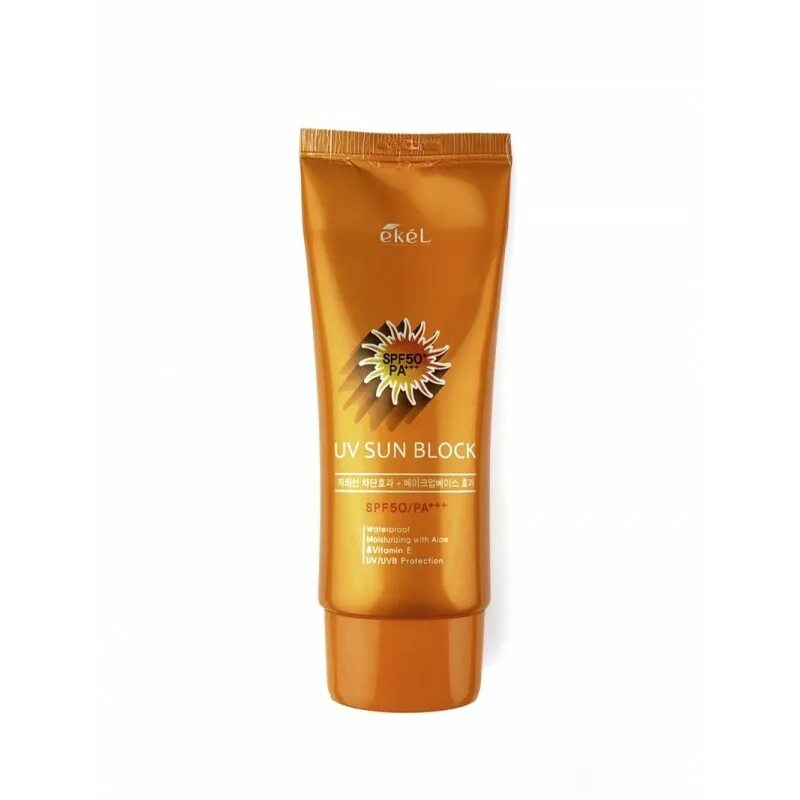 Ekel UV Sun Block SPF 50/pa+++ солнцезащитный крем с экстрактом алоэ. Ekel UV Sun Block - солнцезащитный крем с алоэ и витамином е, spf50/pa+++. Ekel солнцезащитный крем СПФ 50. Sun Block SPF 50 корейский. Солнцезащитный крем sun block