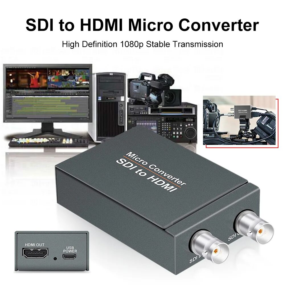 Sdi mini. Micro Converter SDI to HDMI 3g.