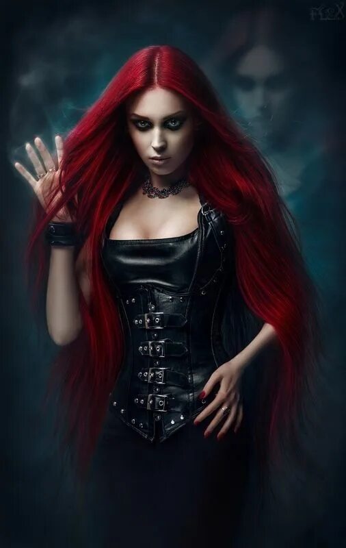 Бестии вампиры. Девушка с красными волосами. Ведьма с красными волосами.