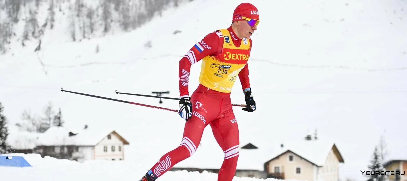 Лыжный спринт видео. Лыжные гонки Большунов. Йоханнес Клебо гонки тур де ски. Лыжный гонщик Большунов.