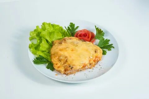 Мясо по французски с овощами