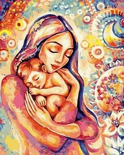 Картины по номерам маме