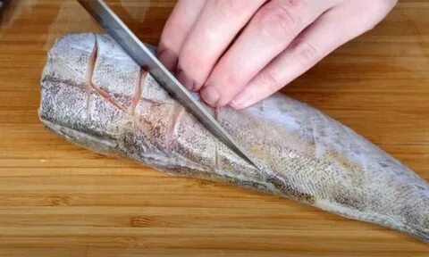 Минтай в духовке в рукаве для запекания
