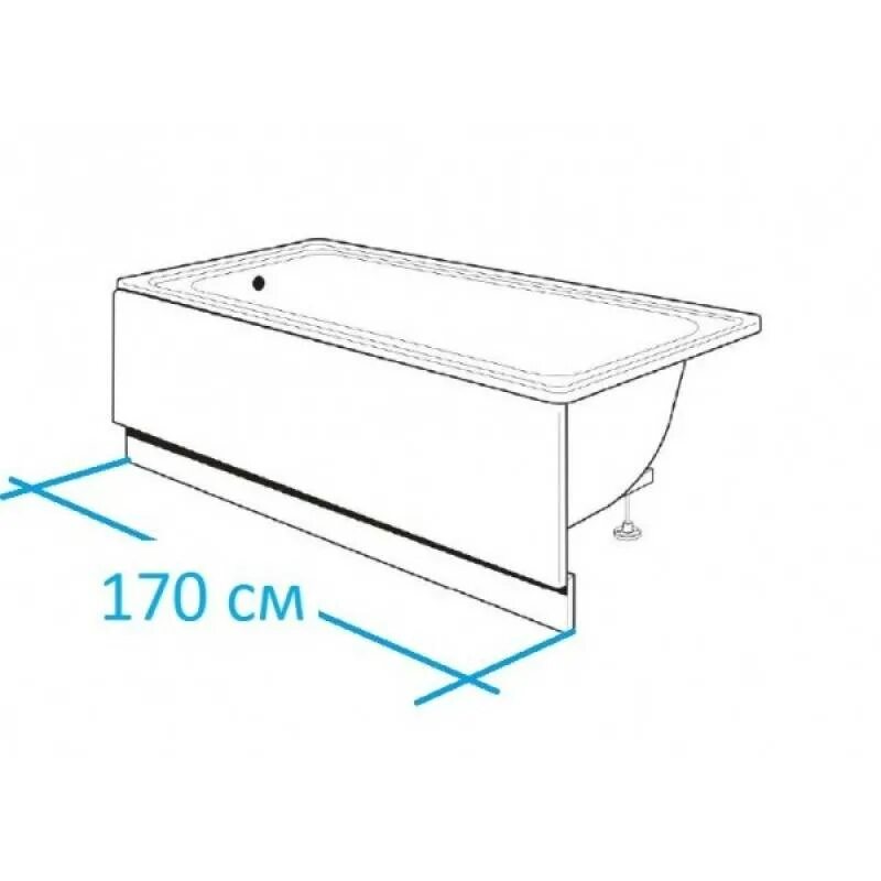 Панель фронтальная для ванны Bach 170x60. Экран лицевой easy 150, Roca. Roca BECOOL фронтальная панель 170x80 схема. Экран для ванны Roca 170.