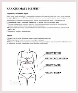 Инструкция как снимать мерки