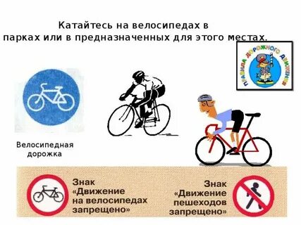 Велосипедист правила картинки