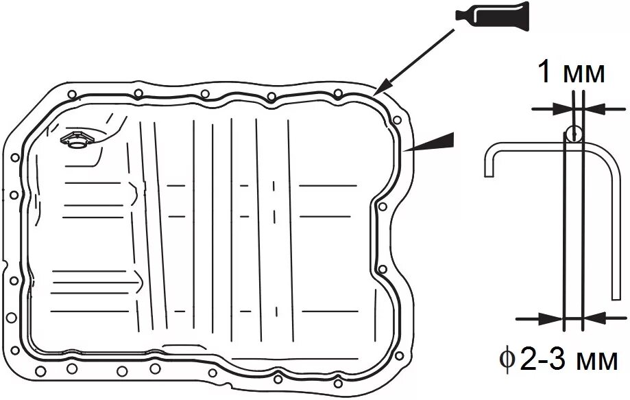 Пежо картера поддон ДВС. Пежо 206 прокладка поддона двигателя 1.4. Герметик для поддона картера двигателя w211. Герметик на поддон АКПП на Митсубиси l200. Схема нанесения герметика