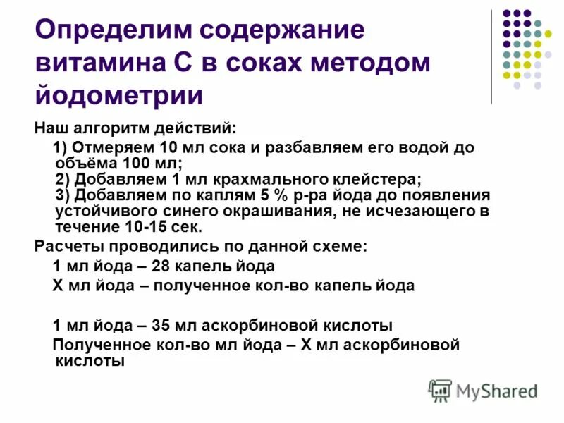 Методика оценки содержания