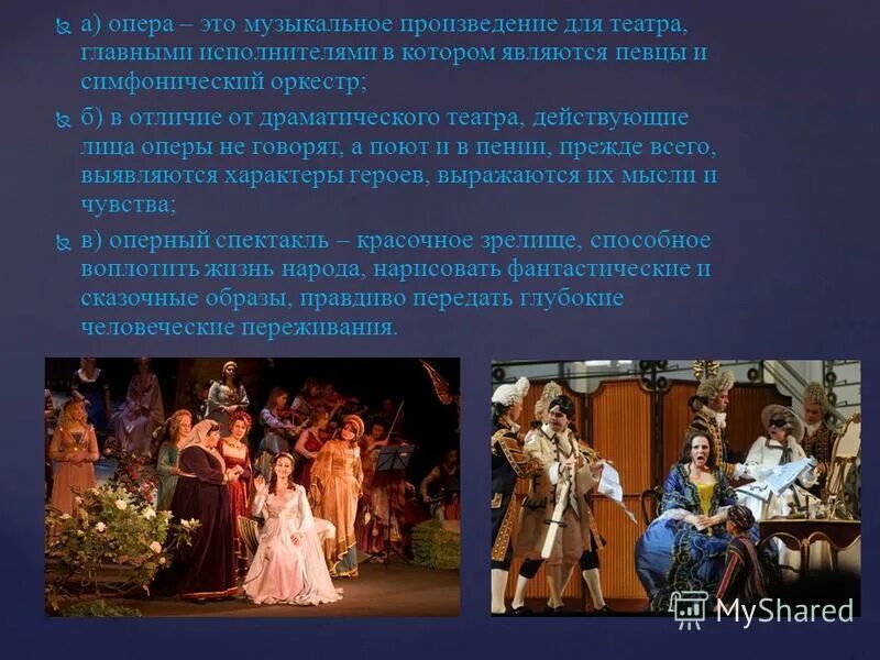 Как называется литературная основа оперного спектакля