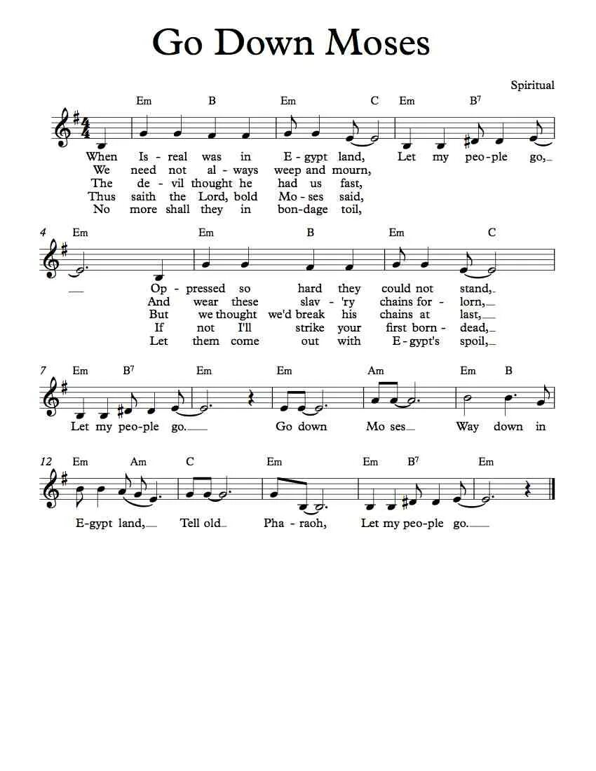 Go go ноты. Go down moses louis armstrong ноты. go down moses ноты для фортепиано. гоу даун мозес ноты. go down moses ноты для пианино.