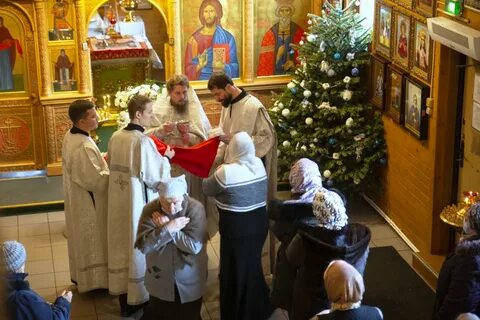 Служба в храме 18 января 2024
