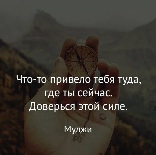 Туда где нет его. Что- то привело тебя туда где ты сейчас доверься. бог привел тебя туда где ты сейчас. доверься этой силе. муджи высказывания.