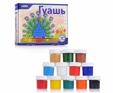 Гуашь 4 цвета