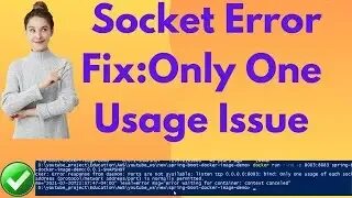 Socket error