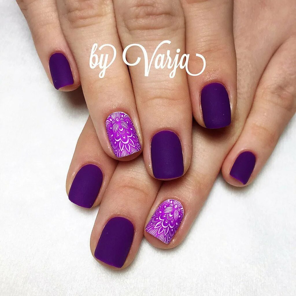 Маникюр на квадратные ногти фиолетовый цвет Lilac Matte Short Square - Sarah's Sparkles Nails 1 Square acrylic nails,