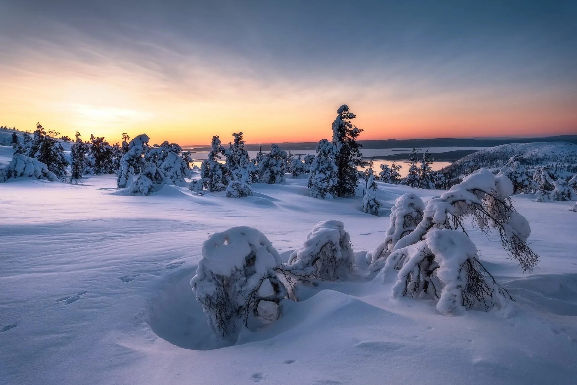 Murmansk area Nothing is more orderly than nature. 2022 Пейзажи Зима VK