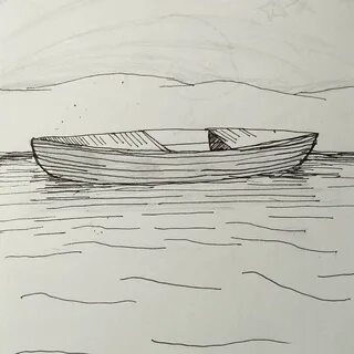 Лодка рисунок