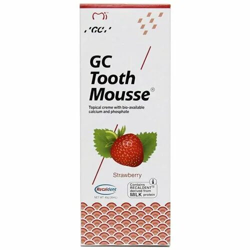 Gc corporation tooth mousse клубника