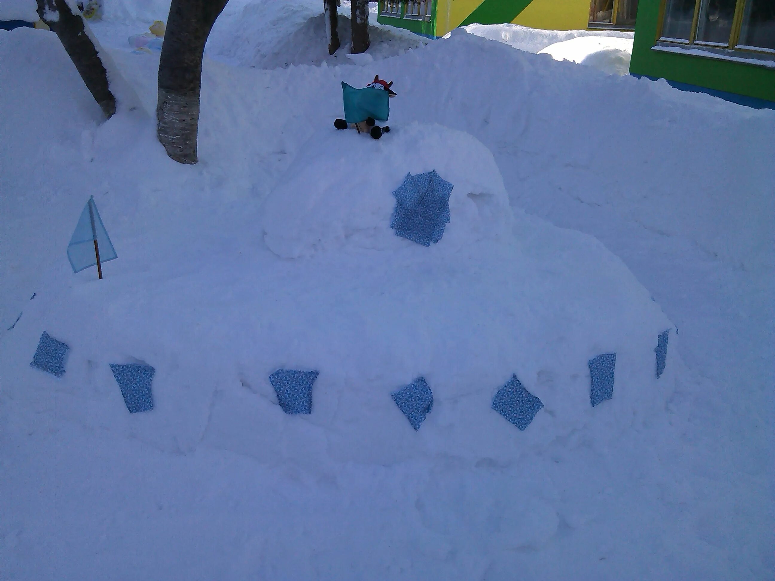 конкурс снежных построек в детском саду