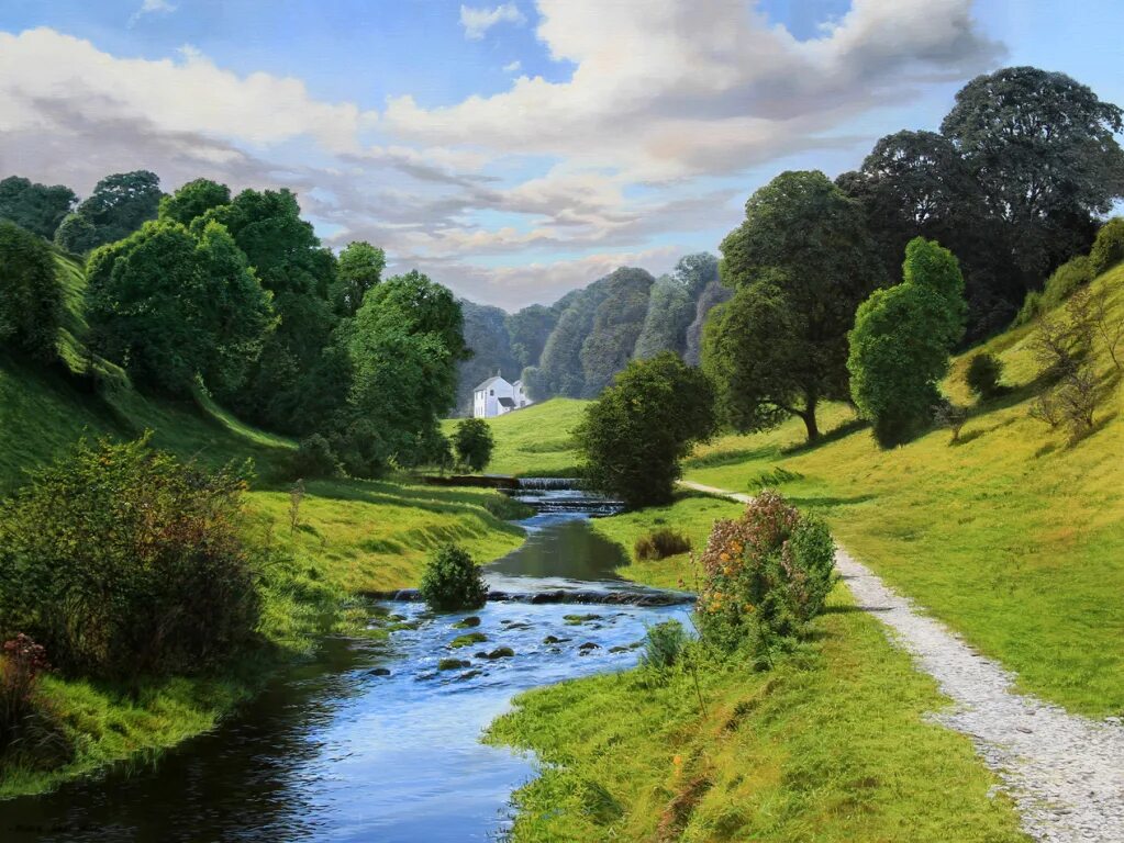 Где написан пейзаж. Художник michael james smith пейзажи.