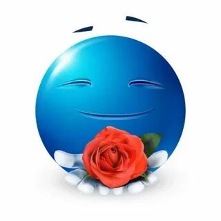 Blue emoji