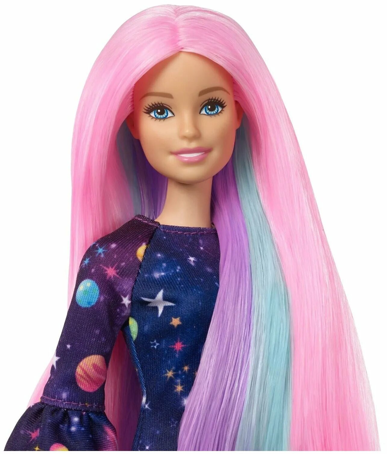 Заказать куколки. Кукла Barbie цветной сюрприз с розовыми волосами, fhx00. Кукла Барби цветной сюрприз с розовыми волосами. Кукла Mattel Barbie с разноцветными волосами, grn81.