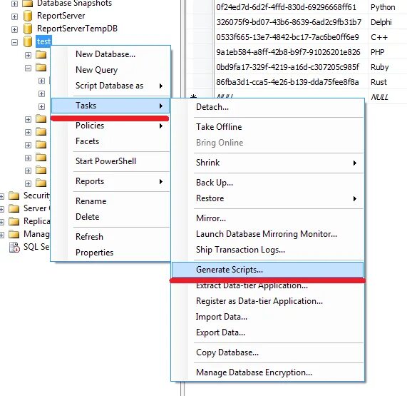 Sql очистить таблицу. Sql скрипт. ms sql скрипт. выполнить скрипт sql. как сделать скрипт в sql.