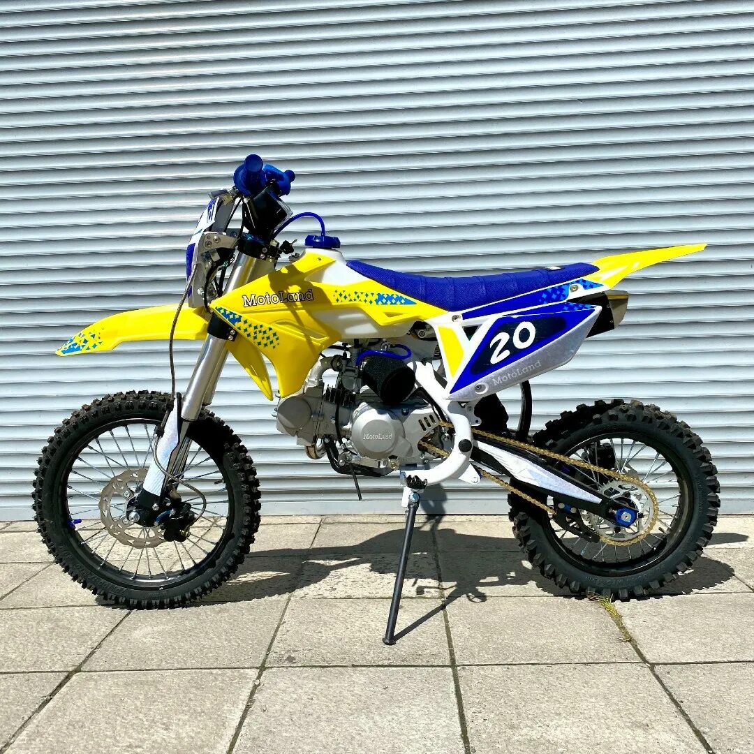 ). Мотоленд mz125. Motoland 125 mz20. Питбайк мотолэнд 125 mz. Кроссовый мотоцикл.