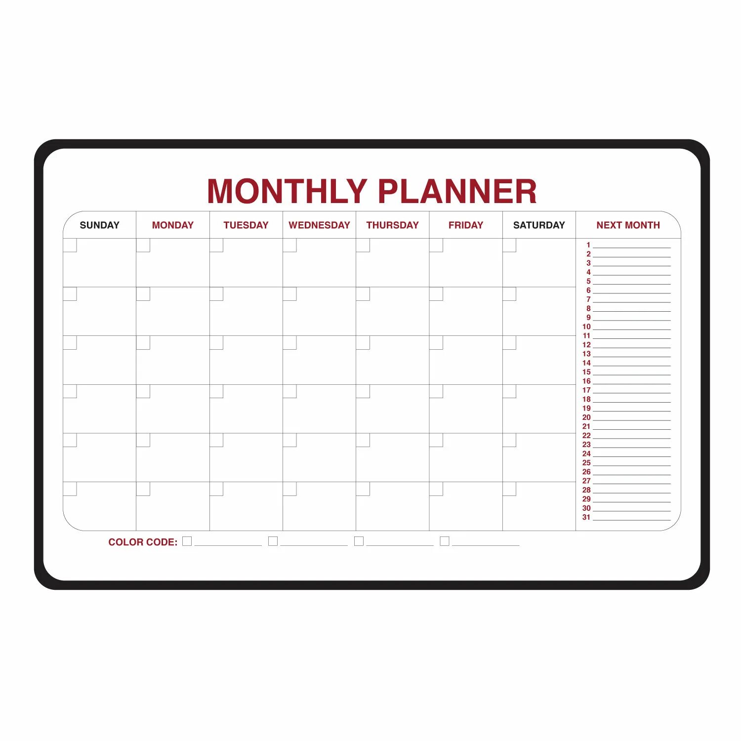 Растущий месяц в 2024 году. Monthly Planner. Планер на месяц. Планирование на месяц. План на месяц распечатать.