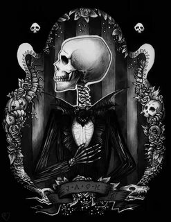 Goth skeletons