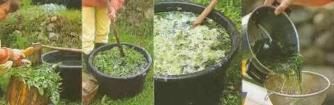 Удобрение из перепревших сорняков