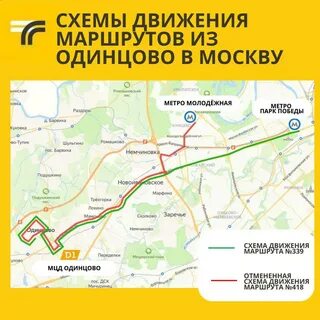 Как добраться до одинцово парк