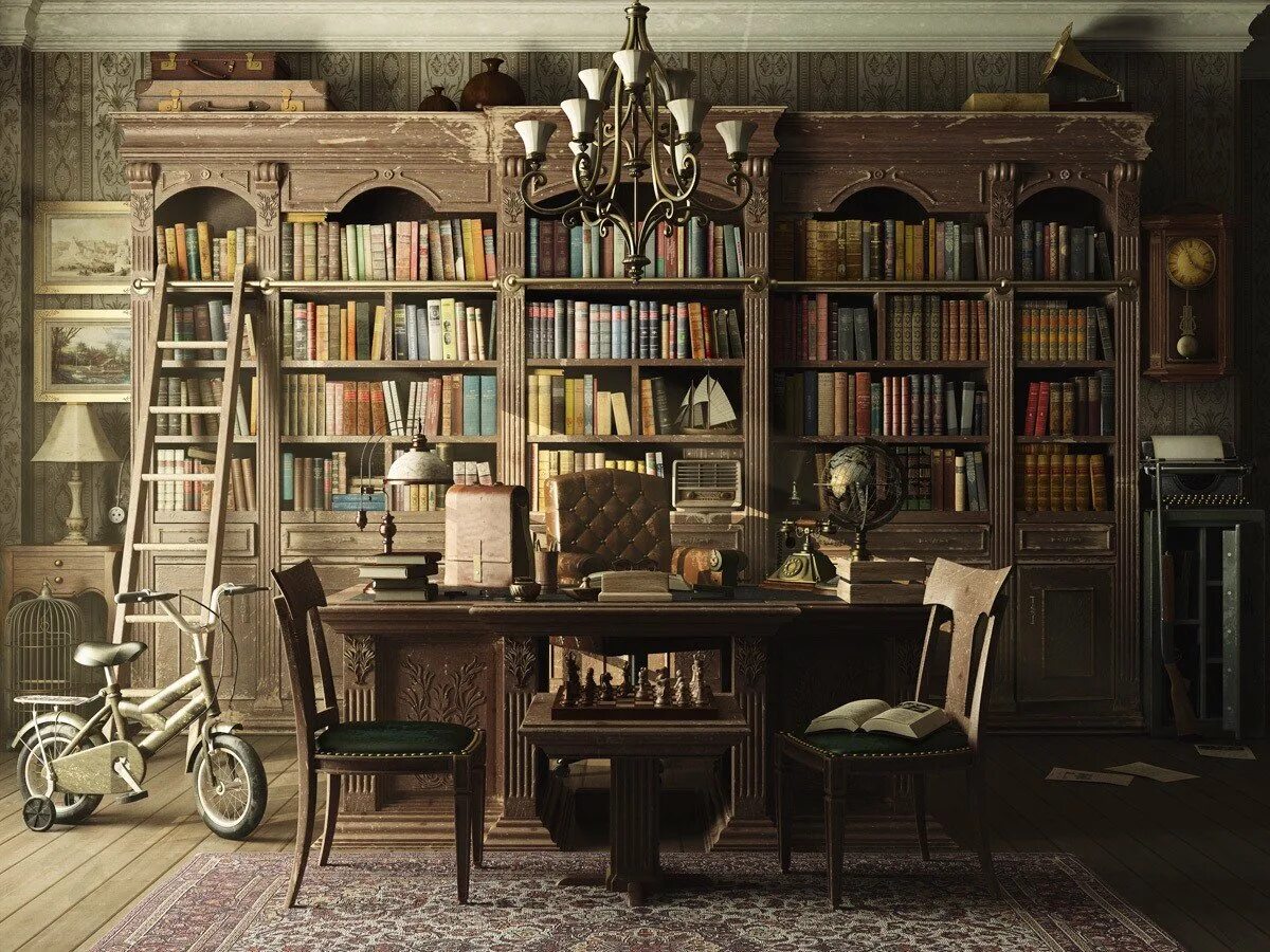 Библиотека 3 купить. Книжный шкаф Ralph Lauren Victorian Bookcase. Интерьер с книжными полками. Комната с книжным шкафом. Комната с книжными полками.