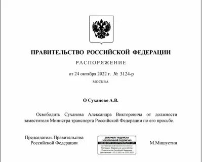 Соответствующее постановление