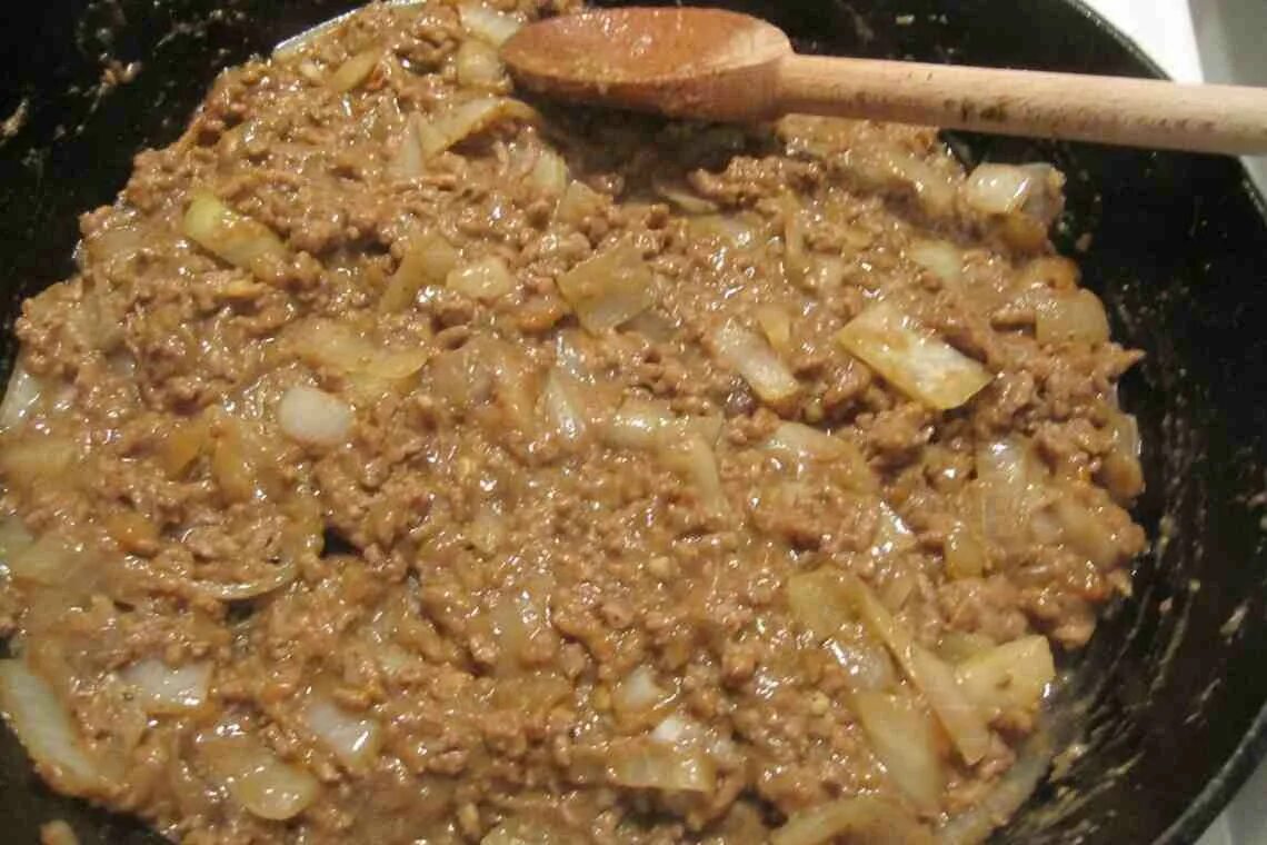 Как приготовить начинку из мяса