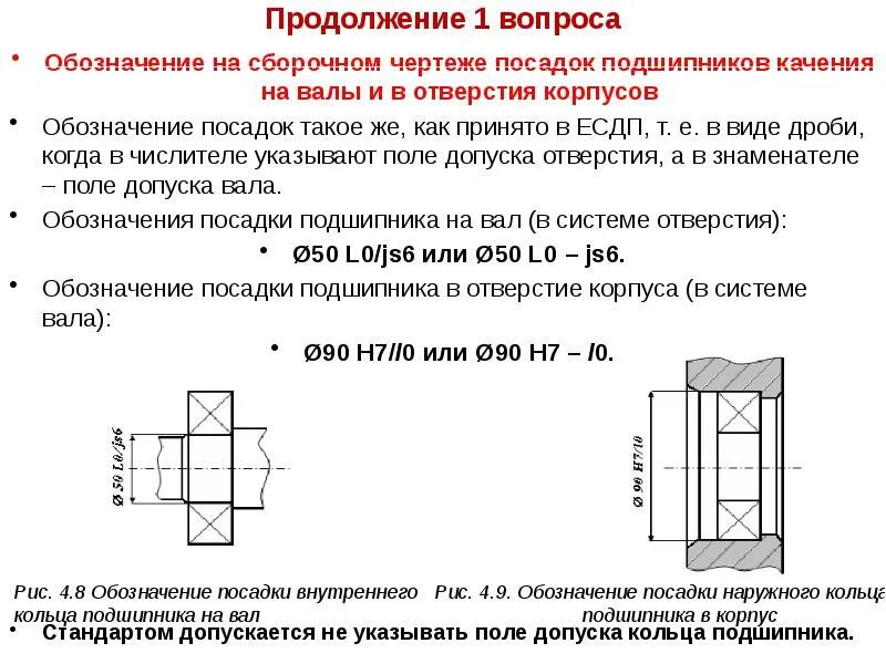 Изображение посадки на чертеже Взаимозаменяемость. Допуски и посадки Студопедия