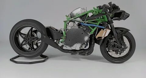 Meng Kawasaki Ninja H2R.