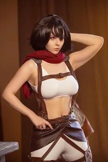 Mikasa cosplay by Helly Valentine.