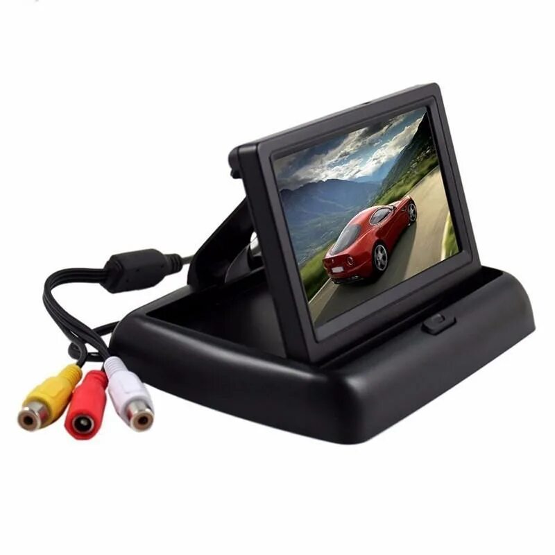 Монитор 4.3 дюйма CARPRIME. Автомонитор 4.3 дюйма с экраном NTSC Pal. Монитор 4" TFT LCD.