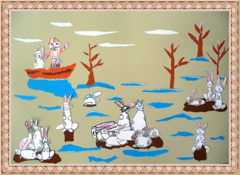 Дед мазай и зайцы распечатать. Дед Мазай и зайцы. Дед Мазай и зайцы рисункт детей. Иллюстрация к сказке дедушка Мазай и зайцы. Рисунок к сказке дед Мазай и зайцы 3 класс.