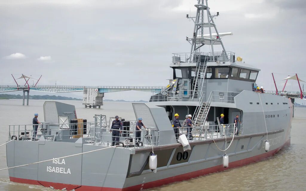 Вмс инжиниринг. Вмс эквадора. вмс экваториальная гвинеи. damen stan patrol ship 5009. флот экваториальной гвинеи.
