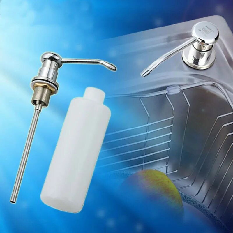 емкость для моющих средств. приспособление для мытья посуды. приспособление для средства для мытья посуды. диспенсер для моющего средства кеченленд. мойка 2х чашевая с дозатором для моющего средства.