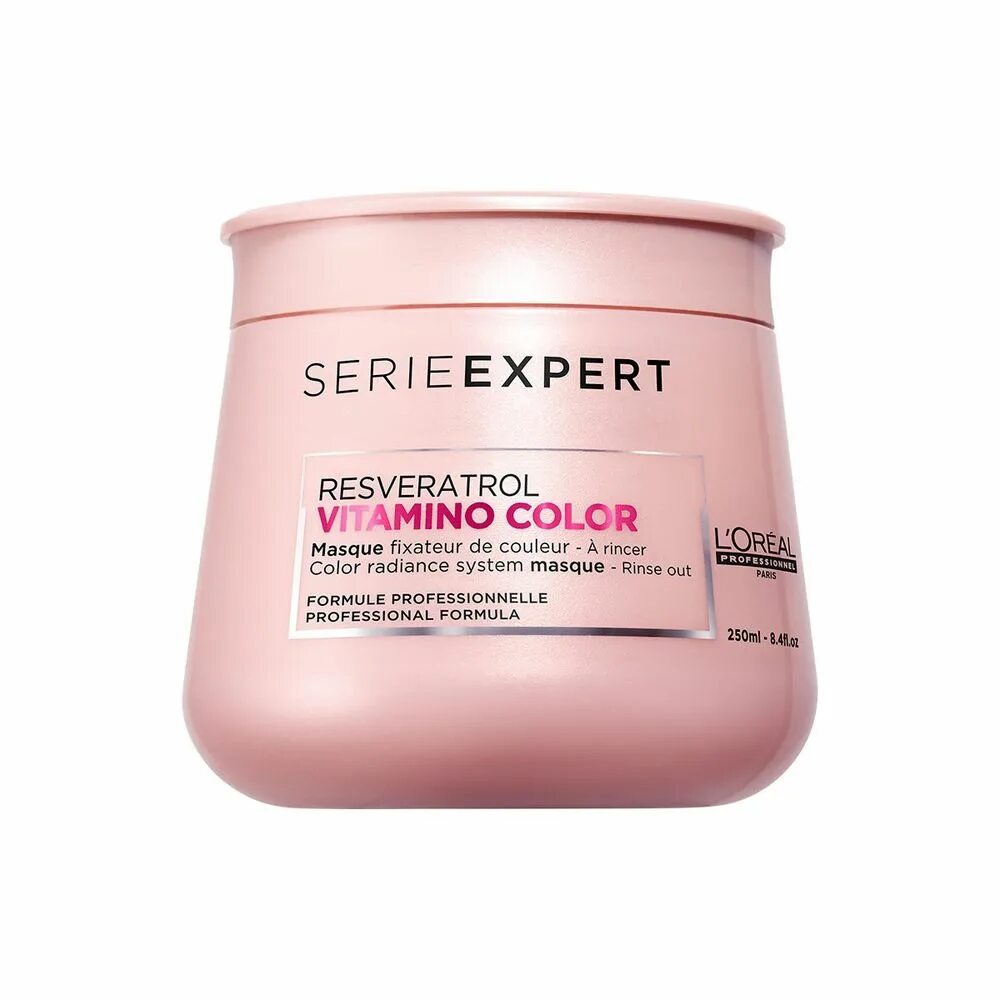 Купить маску лореаль. L'Oreal Professionnel serie Expert Vitamino Color. L’Oreal Expert - Vitamino Color. L'Oreal Professionnel Vitamino Color Resveratrol маска для окрашенных волос, 250 мл, банка. Лореаль для окрашенных волос маска Vitamino Color 500.