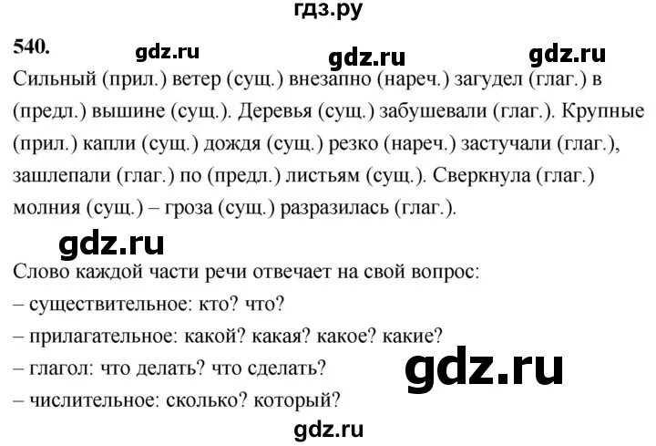 Русский язык 6 класс учебник упражнение 540. Русский язык 6 класс упражнение 541.