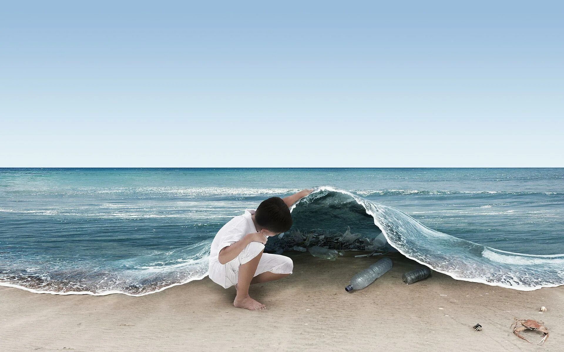 I live in the sea