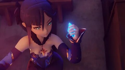 ViciNeko 作 者)原 神 莫 娜 Mona X Slime - An Intimate Offering(600M) .