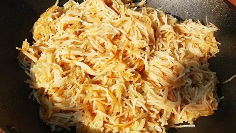 Жареная вермишель паутинка